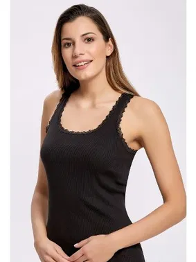 İlke Kaşkorse Dantelli Geniş Askılı Atlet İlke 2044 - Alternatif Görünüm