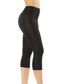 Kota Tüllü Yüksek Bel Dalgıç Kadın Kapri Tayt KOTA4108