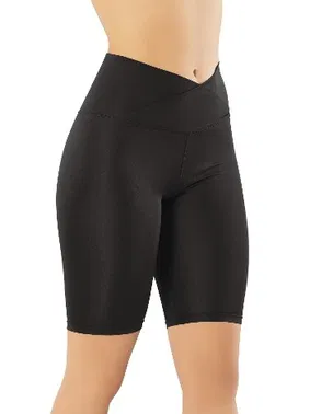 Kota Çapraz Yüksek Bel Kadın Disko Diz Üstü Tayt Kota 4112