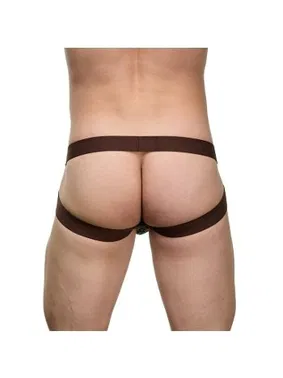 La Blinque La Blinque Erkek  Mavi Leopar Jockstrap String 15728 - Alternatif Görünüm