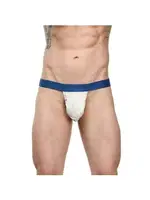 La Blinque Erkek Beyaz Deri G-STRİNG 15764