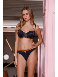 Gallipoli Lacivert Dantel Sütyen ve String Takım Gallipoli MGP31692