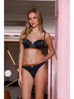 Lacivert Dantel Sütyen ve String Takım Gallipoli MGP31692 Lacivert