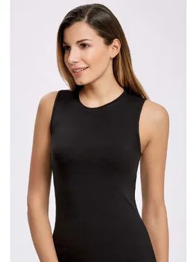 İlke Likrali 0 Yaka Kolsuz Body İlke 2265