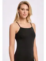 Likrali Biyeli İp Askli Kadın Atlet İlke 2003 Siyah detay görünüm