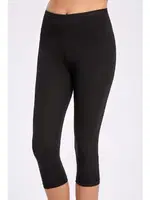 Likralı Kapri Tayt İlke 2258 Siyah