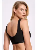 Likralı Spor Sütyen İlke 237 Siyah detay görünüm