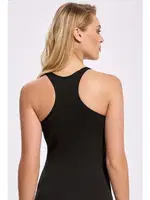 Likrali Sporcu Geniş Askili Atlet İlke 2239 Siyah