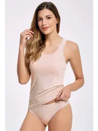 İlke Melanjli Geniş Askili Atlet - Bikini Takim İlke 2402