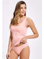 Melanjli Geniş Askili Atlet - Bikini Takim İlke 2402 Pudra farklı açı