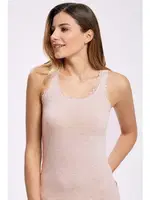 Melanjlı Geniş Askılı Atlet İlke 2347 Kahverengi görsel 5