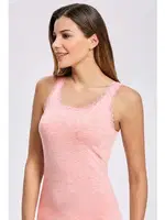 Melanjlı Geniş Askılı Atlet İlke 2347 Pudra