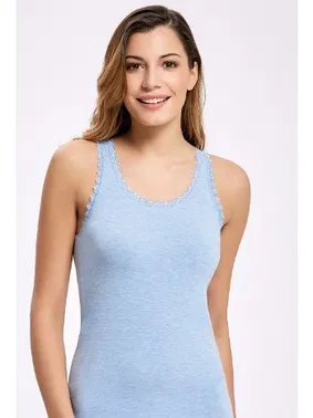 İlke Melanjlı Geniş Askılı Atlet İlke 2347 - Alternatif Görünüm