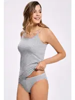 Melanjli Ip Askılı Atlet - Bikini Takım İlke 2401 Açık Gri görsel 4