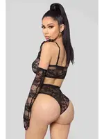 Merry See Eldivenli Sütyen Külot Takım Siyah MS3253 Siyah görsel 7