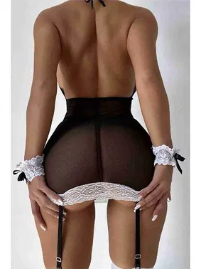 Merry See Jartiyerli Fantazi Hizmetçi Kostümü Merry See MS8959 - Alternatif Görünüm