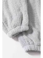 Kalın Askılı Peluş Crop Polar Alt Üst Pijama Takımı Gri Merry See MS4065 Gri görsel 4