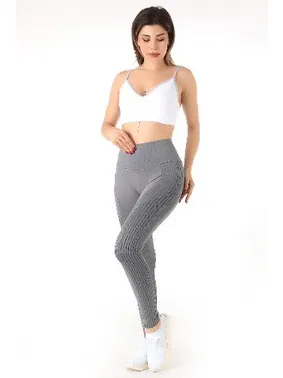 Miorre Mio Studio Gym Yüksek Bel Seamless Desenli Tayt Miorre 001-002110 - Alternatif Görünüm