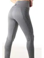 Mio Studio Gym Yüksek Bel Seamless Desenli Tayt Miorre 001-002110 Antrasit görsel 7