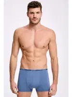 Modal İnce Bel Likralı Boxer İlke 1603 İndigo