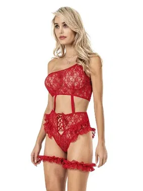 Moongirl Tek Omuz Askılı Tül Fantazi Body Moongirl ST-431 - Alternatif Görünüm