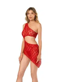 Moongirl Bel Dekolteli Asimetrik kesim Fantazi Gecelik Moongirl MNL118