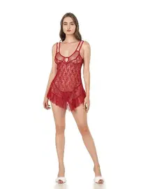 Moongirl Çift Askılı Asimetrik Kesim Fantazi Gecelik Moongirl 288