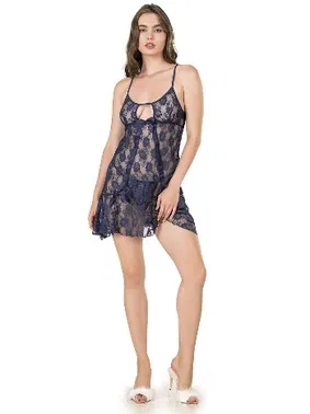 Moongirl Göğüs Pencereli Dantel Fantazi Kadın Gecelik Moongirl MNL292 - Alternatif Görünüm