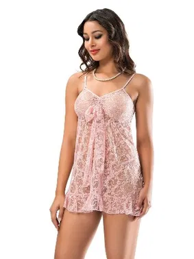 Moongirl Dantel Fiyonklu Fantazi Kadın Gecelik Moongirl MNL3014 - Alternatif Görünüm