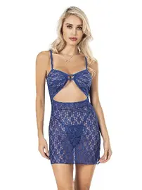 Moongirl Sırt Dekolteli Dantel Fantazi Gecelik Moongirl MNL425