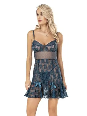 Moongirl Kurdelalı Dantel Transparan Fantazi Gecelik Moongirl 446