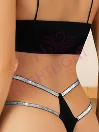 NightLight Parlak Bantlı Fantazi Kadın Külot NightLight 9130