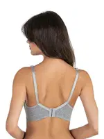 Penye Dantelli Toparlayıcı Sütyen Fabony 3180 Gri görsel 4