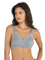 Penye Toparlayıcı Sütyen Düz Fabony 3170 Gri farklı açı