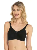 Penye Toparlayıcı Sütyen Düz Fabony 3170 Siyah görsel 5