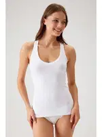 Pierre Cardin 1008 Racerback Sporcu Atlet Beyaz görsel 7