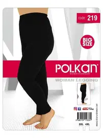 Polkan Büyük Beden Uzun Kadın Tayt Polkan 219