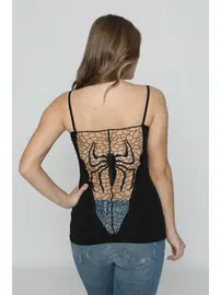 Polkan Sırtı Güpürlü Bayan Atlet Polkan 2306