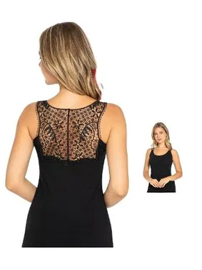 Polkan Kalın Askılı Sırtı Güpürlü Kadın Atlet Polkan 2326 - Alternatif Görünüm