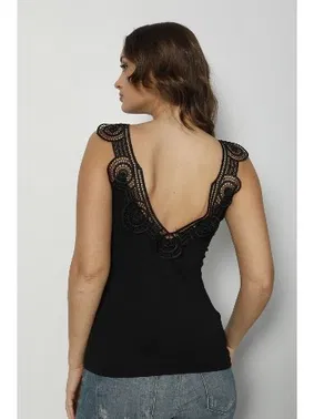 Polkan Polkan 2378 Geniş Sırt Dekolteli Kadın Atlet