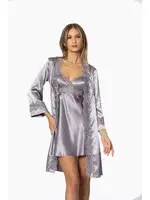 6Lı Saten Gelin Çeyiz Seti Pierre Cardin 6010 Mor görsel 23