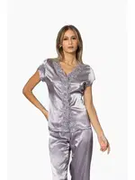 6Lı Saten Gelin Çeyiz Seti Pierre Cardin 6010 Mor görsel 24