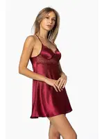 6Lı Saten Gelin Çeyiz Seti Pierre Cardin 6010 Bordo görsel 4