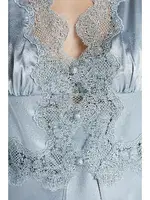 Saten 6Lı Gelin Çeyiz Seti Pierre Cardin 6335 Gri görsel 40