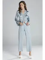 Saten 6Lı Gelin Çeyiz Seti Pierre Cardin 6335 Gri görsel 38