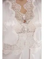 Saten 6Lı Gelin Çeyiz Seti Pierre Cardin 6335 Ekru görsel 30