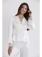 Saten 6Lı Gelin Çeyiz Seti Pierre Cardin 6335 Beyaz görsel 25