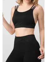 Sırt Askılı Seamless Pedli Spor Sütyen DoReMi 002-000160 Siyah