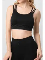 Sırt Askılı Seamless Pedli Spor Sütyen DoReMi 002-000160 Siyah farklı açı