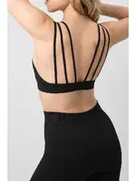 Sırt Askılı Seamless Pedli Spor Sütyen DoReMi 002-000160 Siyah görsel 4